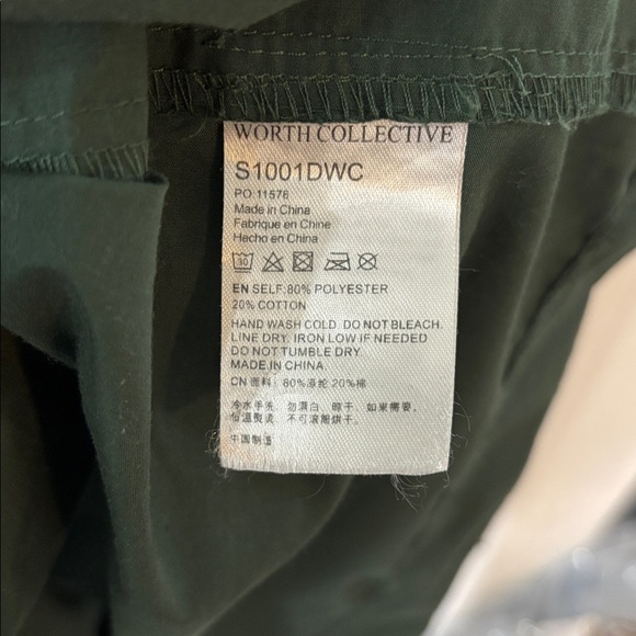 Worth Collective Crissy Ruched Midi Dress in Forest Green Size Large - Picture 4 of 5